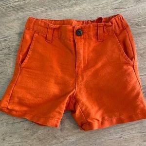 Janie and Jack Toddler Orange Shorts